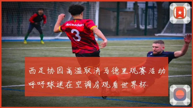 西足协因高温取消马德里观赛活动呼吁球迷在空调房观看世界杯